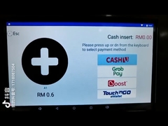 পেপ্যাল ​​পে মোবাইল পেমেন্ট ভেন্ডিং মেশিন সামঞ্জস্যযোগ্য ট্রে মাইক্রোন সহ