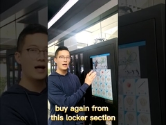 কার্ড রিডার সহ টেনিস র‌্যাকেট মাইক্রোন স্মার্ট ভেন্ডিং মেশিন