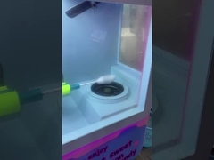 মাইক্রোন স্ট্রিট ফুড বিজনেস কটন ক্যান্ডি ভেন্ডিং মেশিন 32 ফলের স্বাদ এবং ফুলের আকৃতির সাথে