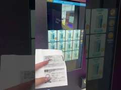 বয়স পরীক্ষক কার্ড রিডার সহ 600 পিসি উদ্ভাবনী সিবিডি ভ্যাপ সিগার ই-সিগ ভেন্ডিং মেশিন