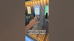 তাজা বিয়ার ভেন্ডিং মেশিন! ক্লাব এবং ইভেন্ট এই মেশিন দিয়ে একজন কর্মী কম ভাড়া দিতে পারে!