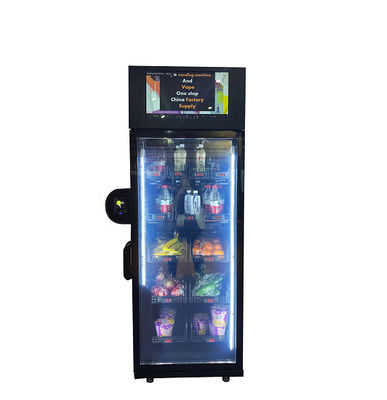 গুণমান  240V Smart Fridge for snack cold drink Vending Machine with nayax card reader কারখানা
