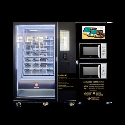 গুণমান  Big Capacity Hot Food & Pizza Vending Machine with Microwave Heating and Refrigeration System কারখানা