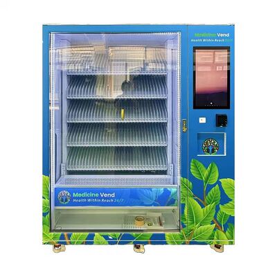গুণমান  Large Capacity Medicine Vending Machine With Elevator and Custom Pharmacy Slots for Hospitals Clinics and Communities কারখানা