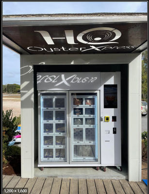 কুলিং সিস্টেম এবং লকার সহ অয়স্টার ভেন্ডিং মেশিন 24V বৈদ্যুতিক গরম ডিমোগিং