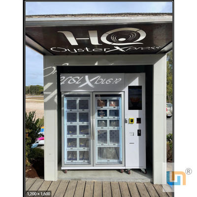 সামঞ্জস্যযোগ্য কুলিং সিস্টেম সিফ্রড আইসক্রিমের জন্য রেফ্রিজারেটেড লকার ভেন্ডিং মেশিন