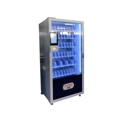 10 ইঞ্চি টাচ স্ক্রিন এবং MDB / RS232 প্রোটোকল সহ রঙের স্ন্যাকস ফুড ভেন্ডিং মেশিন কাস্টমাইজ করুন