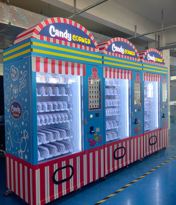 সুবিধাজনক ৩০০ কেজি স্ন্যাক ফুড ভেন্ডিং মেশিন, স্মার্ট ব্যাকএন্ড সিস্টেম এবং ২১.৫ ইঞ্চি টাচ স্ক্রিন সহ