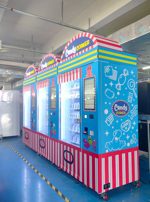 শক্তি সঞ্চয়কারী এলইডি আলোকসজ্জা ক্যান্ডি ভেন্ডিং মেশিন শীতল সিস্টেম 3-20°C তাজা পণ্য সংরক্ষণের জন্য