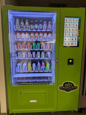 অপশনাল পেমেন্ট টার্মিনাল রিয়েল টাইম ইনভেন্টরি ফিচার সহ স্ন্যাক ভেন্ডিং মেশিন রিমোট কন্ট্রোল ভেন্ডিং মেশিন