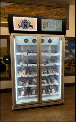 5-20 ট্রে ধারণক্ষমতা আইসক্রিমের জন্য ধাতব স্মার্ট ফ্রিজ ভেন্ডিং মেশিন টেকসই নকশা