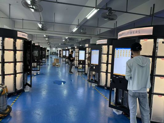 শপিং মলের জন্য সুবিধাজনক এবং লকার ভেন্ডিং মেশিন, টেকসই শীট মেটাল ফ্রেম, ৪২০ কেজি ক্ষমতা