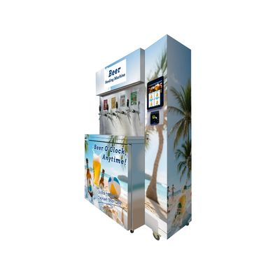 ৪ বিয়ার বিকল্প তাজা বিয়ার ভেন্ডিং মেশিন টাচস্ক্রিন নির্বাচন এবং ঝামেলা-মুক্ত অভিজ্ঞতার জন্য ক্যাশলেস পেমেন্ট