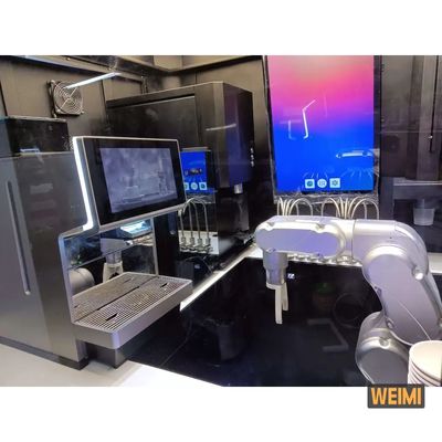 কফি এবং বাবাল চা এর জন্য ৬ স্বাদের রোবট বারিস্টা ভেন্ডিং মেশিন