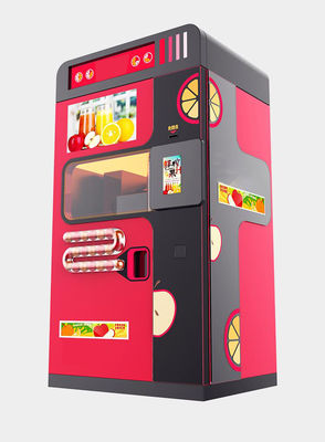 তাজা কমলা জুস ভেন্ডিং মেশিন স্বয়ংক্রিয়-পরিষ্কার এবং কার্ড পেমেন্ট সহ