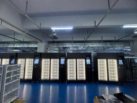 ২২ ইঞ্চি টাচস্ক্রিন লকার ভেন্ডিং মেশিন ৪২ টি লকার এবং অ্যান্ড্রয়েড ১১.১ ওএস সহ