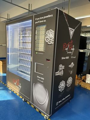 21.5 ইঞ্চি টাচ স্ক্রিন এবং Android 11 OS সহ স্মার্ট লাক্সারি জুয়েলারি ভেন্ডিং মেশিন