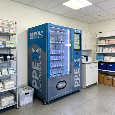 কর্মচারী ব্যবস্থাপনা সিস্টেম ও IC/ID কার্ড অ্যাক্সেস সহ স্মার্ট পিপিই ভেন্ডিং মেশিন