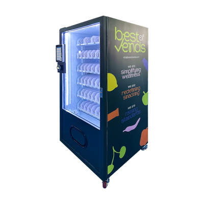 Snack Food Vending Machine Designed to Fit Small Locations Including Office Corridors School Canteens and Mall Hallways