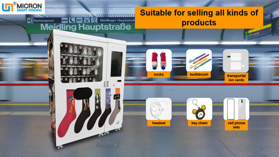 এলইডি আলো পরিবহন কার্ডের জন্য কাস্টমাইজড ভেন্ডিং মেশিন মোবাইল ফোনের কেস স্টকিংস