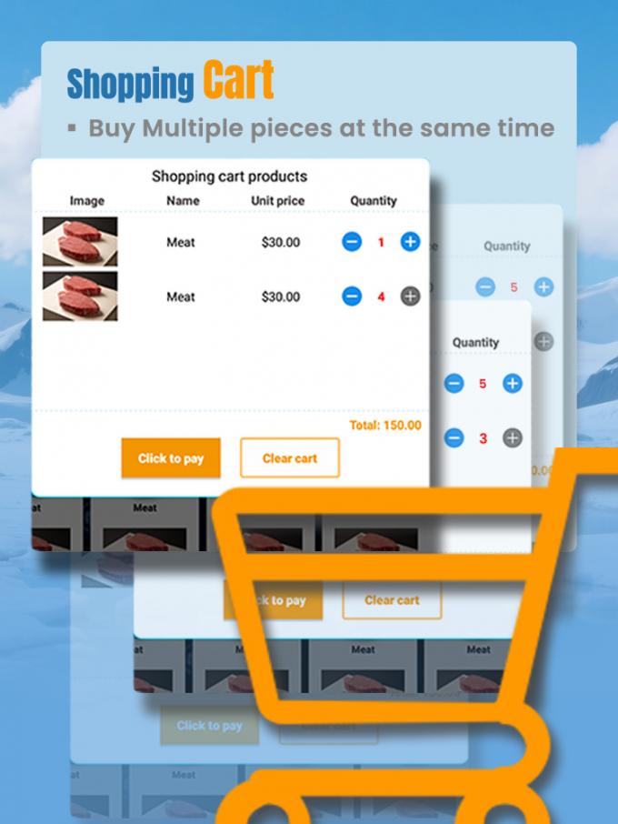 Frozen Locker Vending Machine With Efficient R290 Refrigerant -22℃~20℃ For Selling Frozen Meats And Seafood